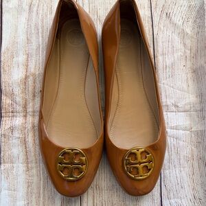 Tory Burch Women's Tan Ballet Flats 8.5